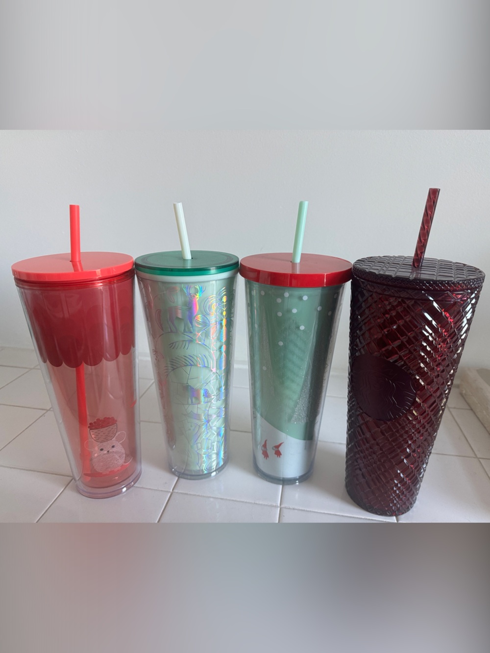 Starbucks Tumblers (Group of 4)